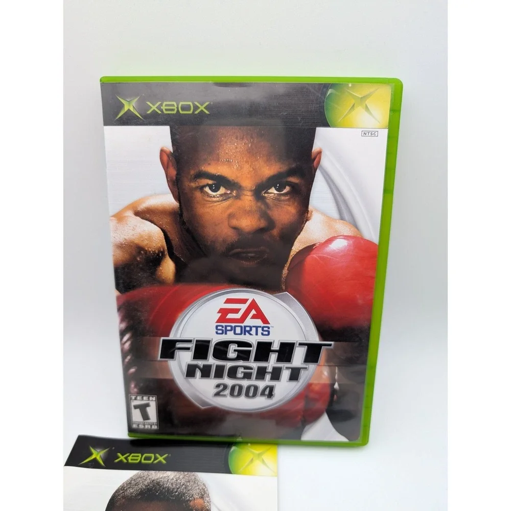 Fight Night 2004 (Microsoft Xbox, 2004) Original OG Xbox Complete Near Mint